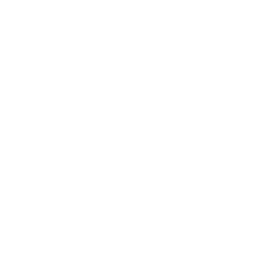 Seaside fish and chips logo.